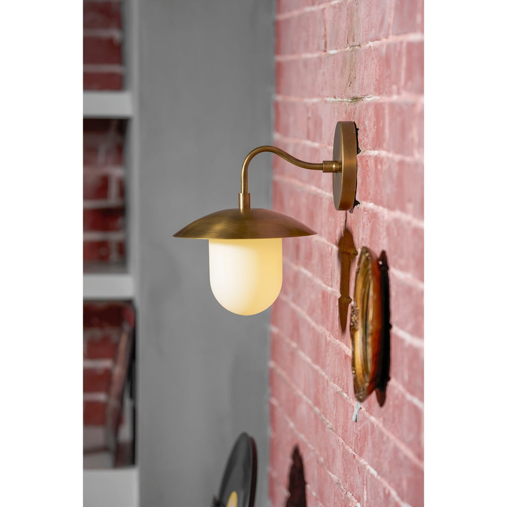Contemporary Brass Wall Light for Living Room and Bedroom — Ashbury Home & Living