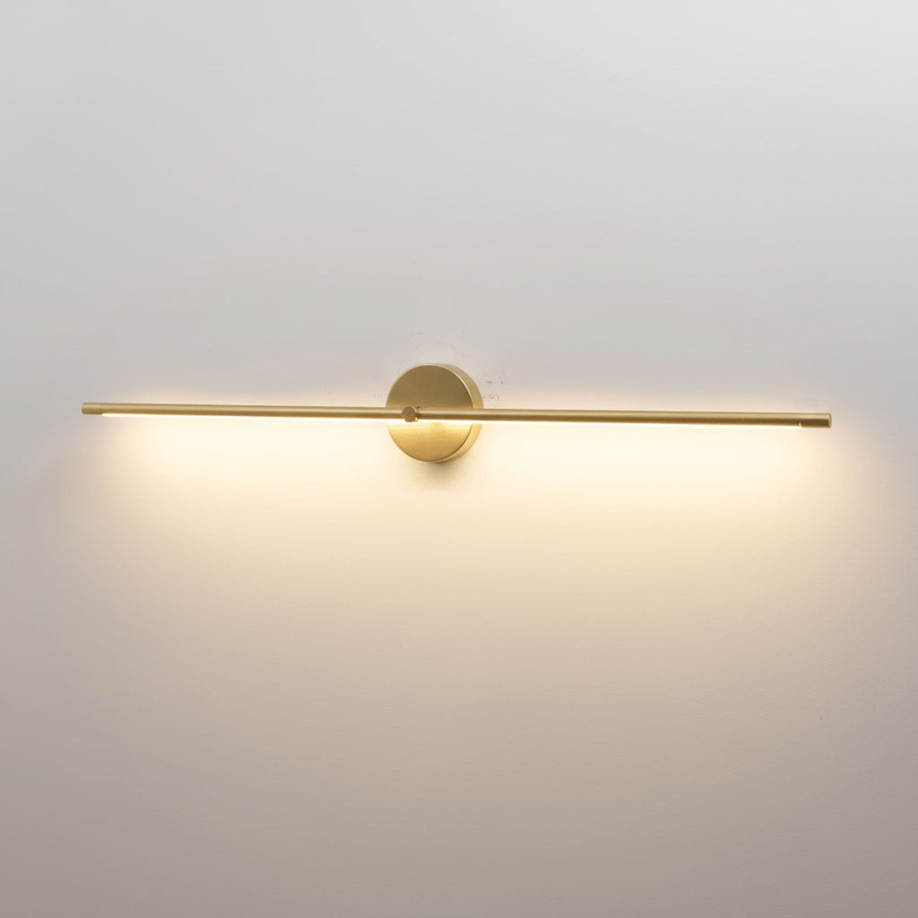 Minimalist Metal Linear Wall Light With Warm LED Glow — Ashbury Home & Living