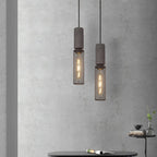 Industrial Concrete Pendant Light With Warm LED Glow — Ashbury Home & Living