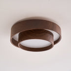 Scandinavian Wood Flush Mount Ceiling Light for Living Room — Ashbury Home & Living