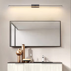 Modern Iron Linear Wall Light With Integrated LED for Hallway — Ashbury Home & Living