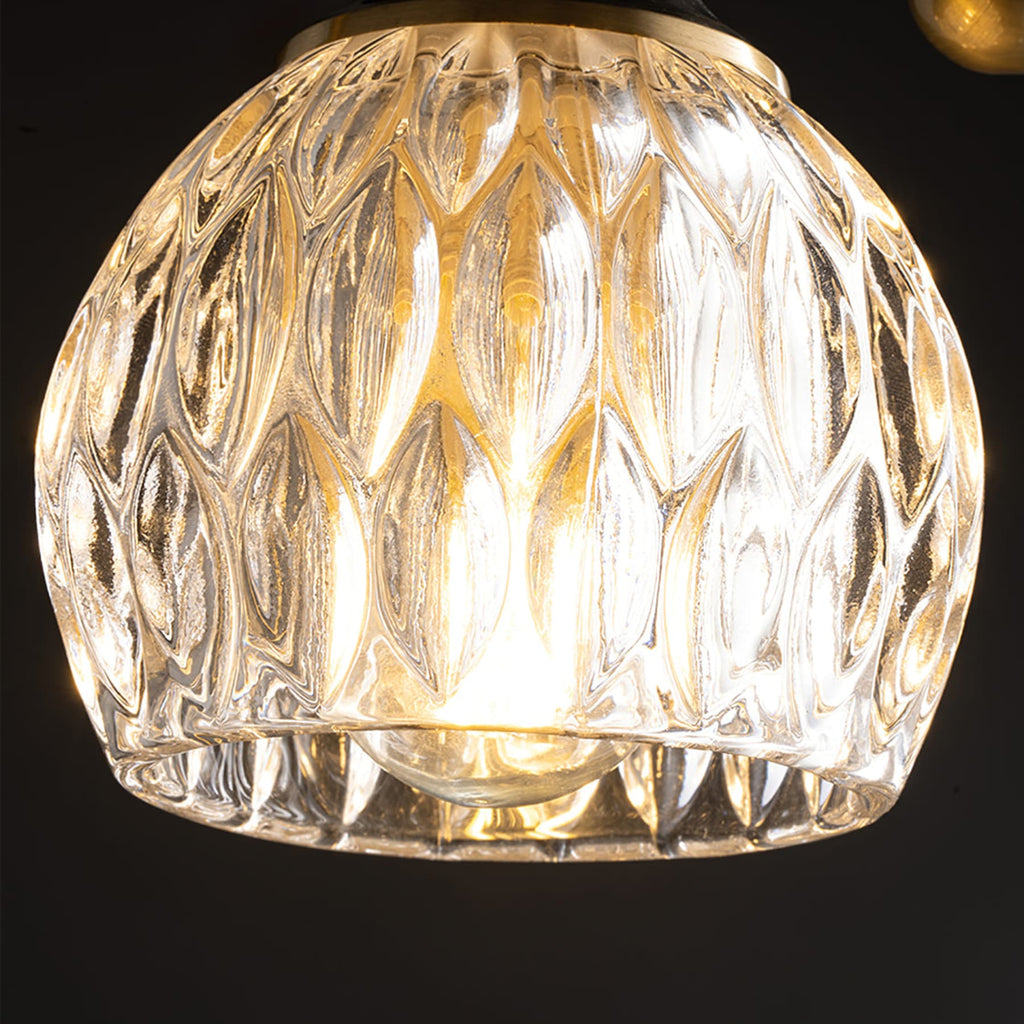 Contemporary Solid Brass Flush Mount Ceiling Light — Ashbury Home & Living