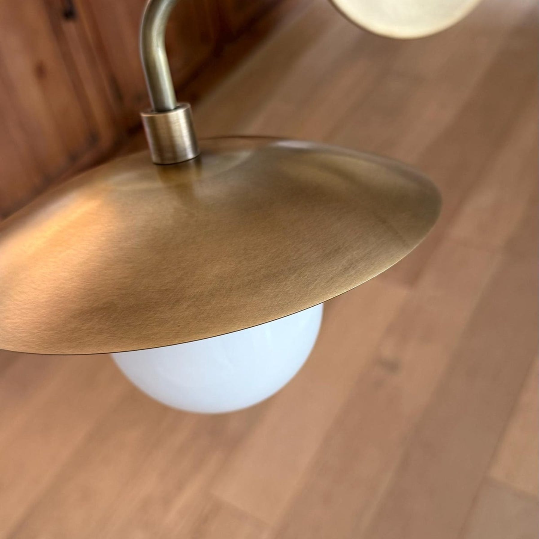 Contemporary Brass Wall Light for Living Room and Bedroom — Ashbury Home & Living