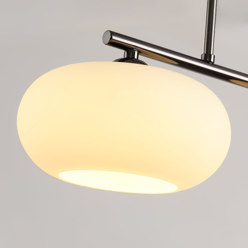 Modern Glass Pendant Light With Tri-Colour LED Glow — Ashbury Home & Living