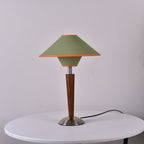 Modern Wood Table Lamp With Fabric Shade for Living Room — Ashbury Home & Living