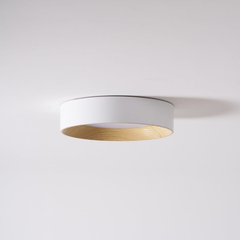 Scandinavian Wood Flush Mount Ceiling Light for Living Room — Ashbury Home & Living