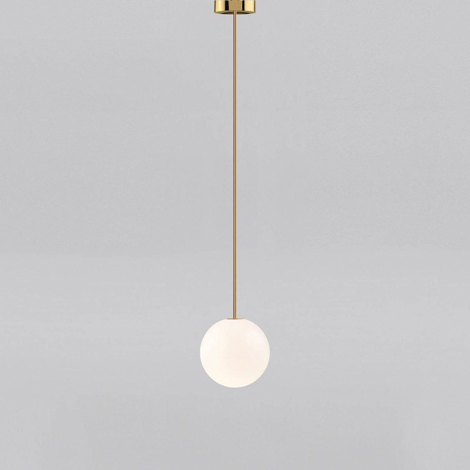 Modern Glass Pendant Light With Integrated LED for Dining Room — Ashbury Home & Living