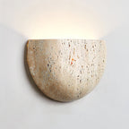 Modern Travertine Stone Wall Light for Living Room — Ashbury Home & Living