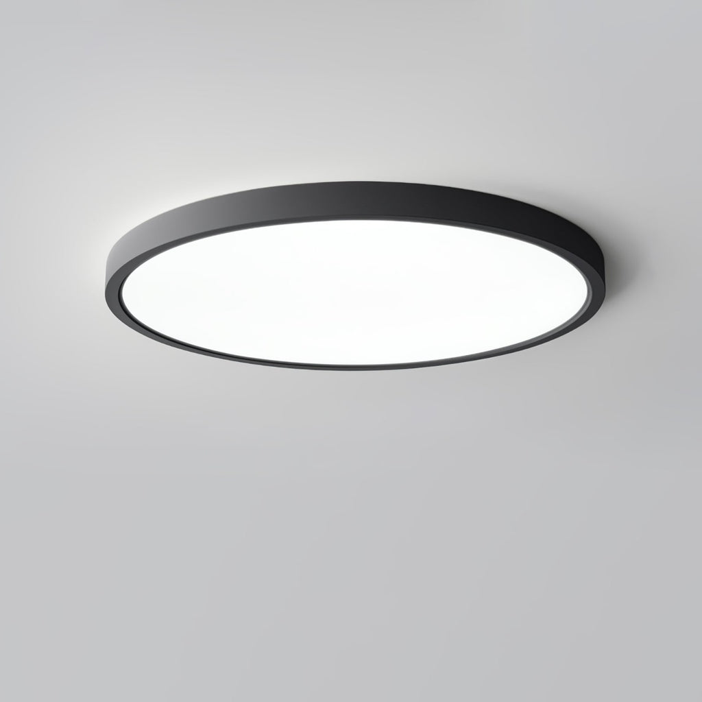 Minimalist Iron Flush Mount Ceiling Light With Slim Low-Profile Design — Ashbury Home & Living