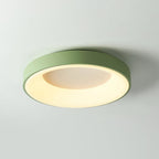 Modern Wrought Iron Flush Mount Ceiling Light With Tri-Colour LED Glow — Ashbury Home & Living