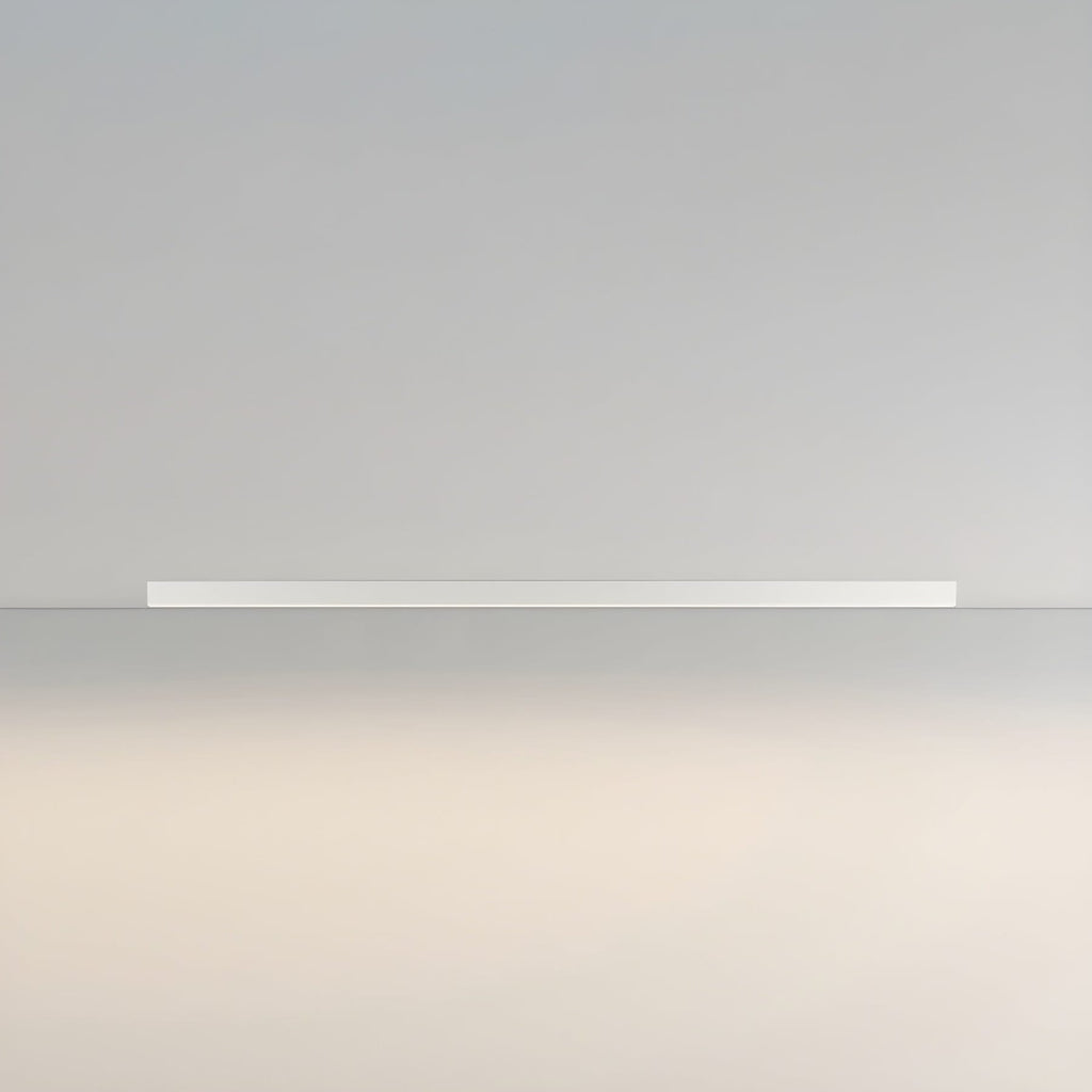 Minimalist Linear Metal Ceiling Light for Living Room in White — Ashbury Home & Living