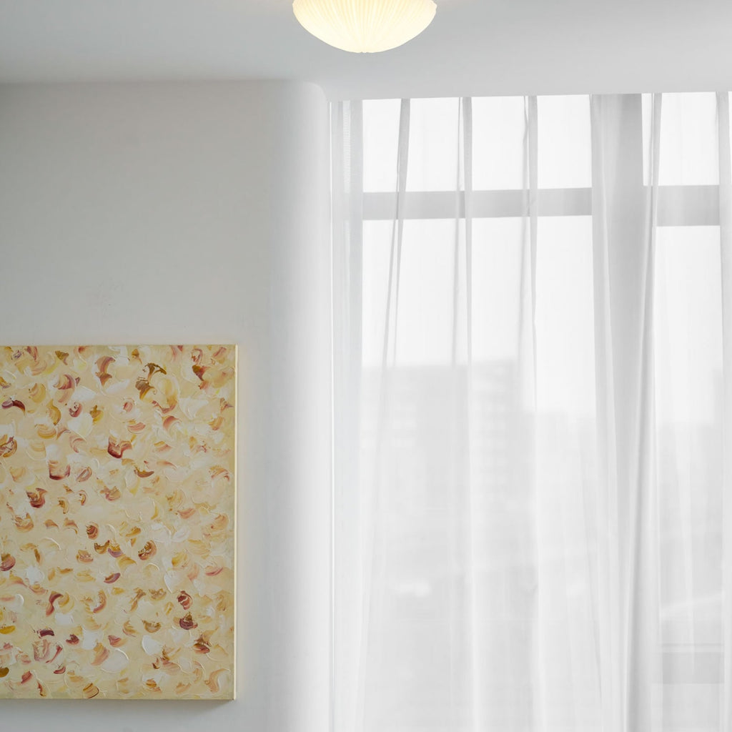 Modern Glass Flush Mount Ceiling Light — Ashbury Home & Living