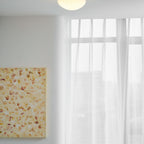 Modern Glass Flush Mount Ceiling Light — Ashbury Home & Living