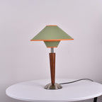 Modern Wood Table Lamp With Fabric Shade for Living Room — Ashbury Home & Living