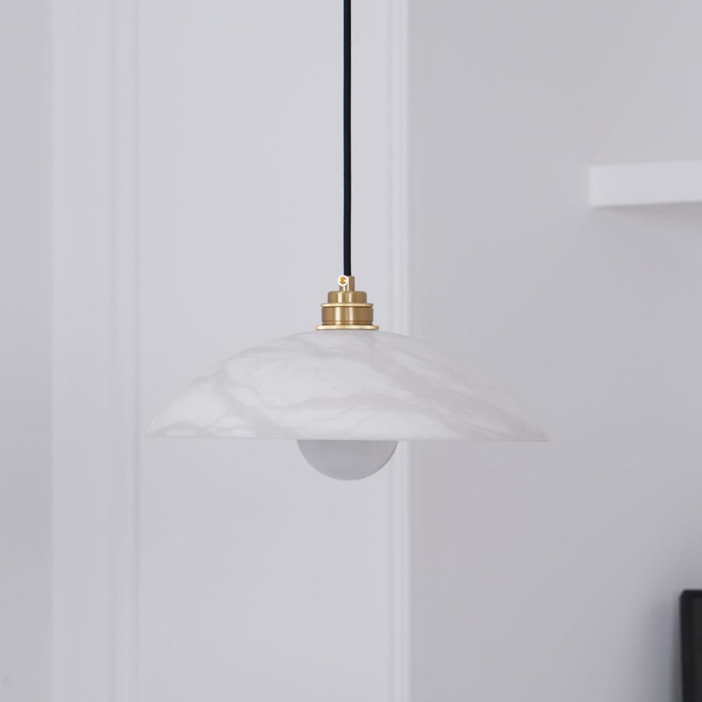 Modern Marble and Copper Pendant Light for Dining Room — Ashbury Home & Living