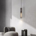 Industrial Concrete Pendant Light With Warm LED Glow — Ashbury Home & Living