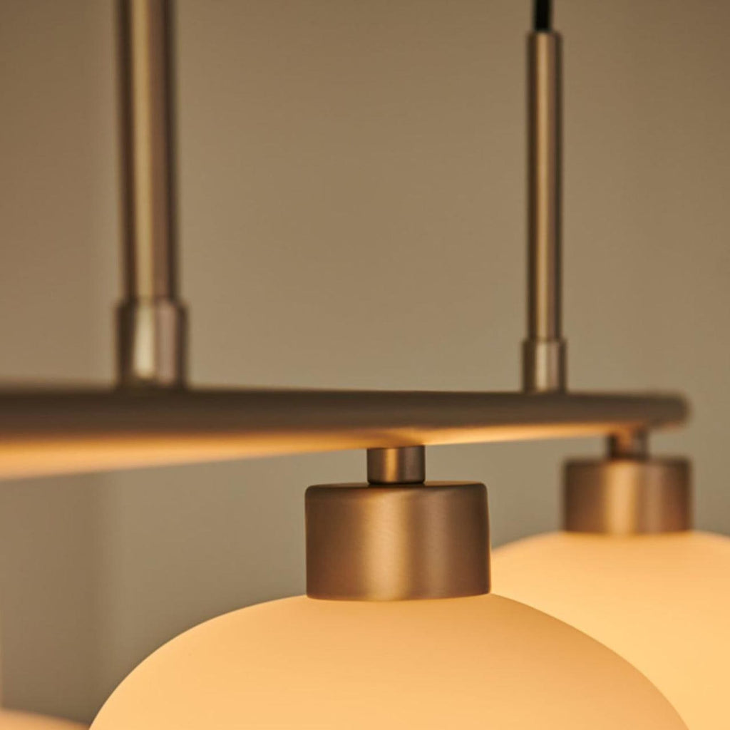 Modern Glass Pendant Light With Tri-Colour LED Glow — Ashbury Home & Living