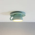 Modern Ceramic Semi-Flush Mount Ceiling Light — Ashbury Home & Living