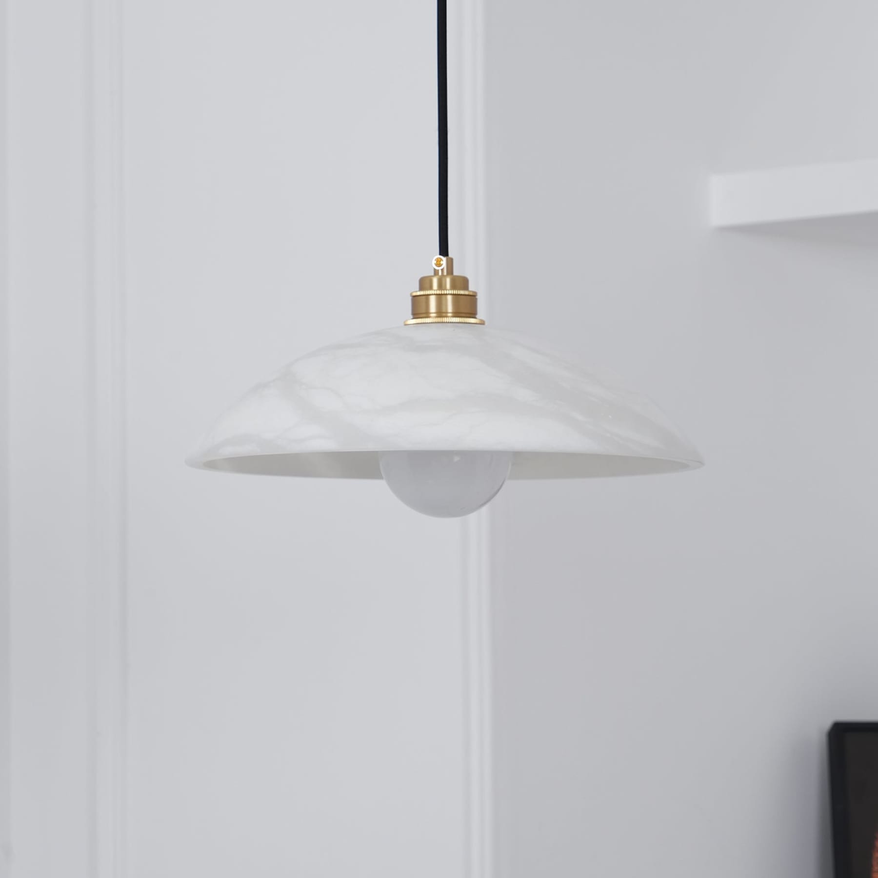 Modern Marble and Copper Pendant Light for Dining Room — Ashbury Home & Living