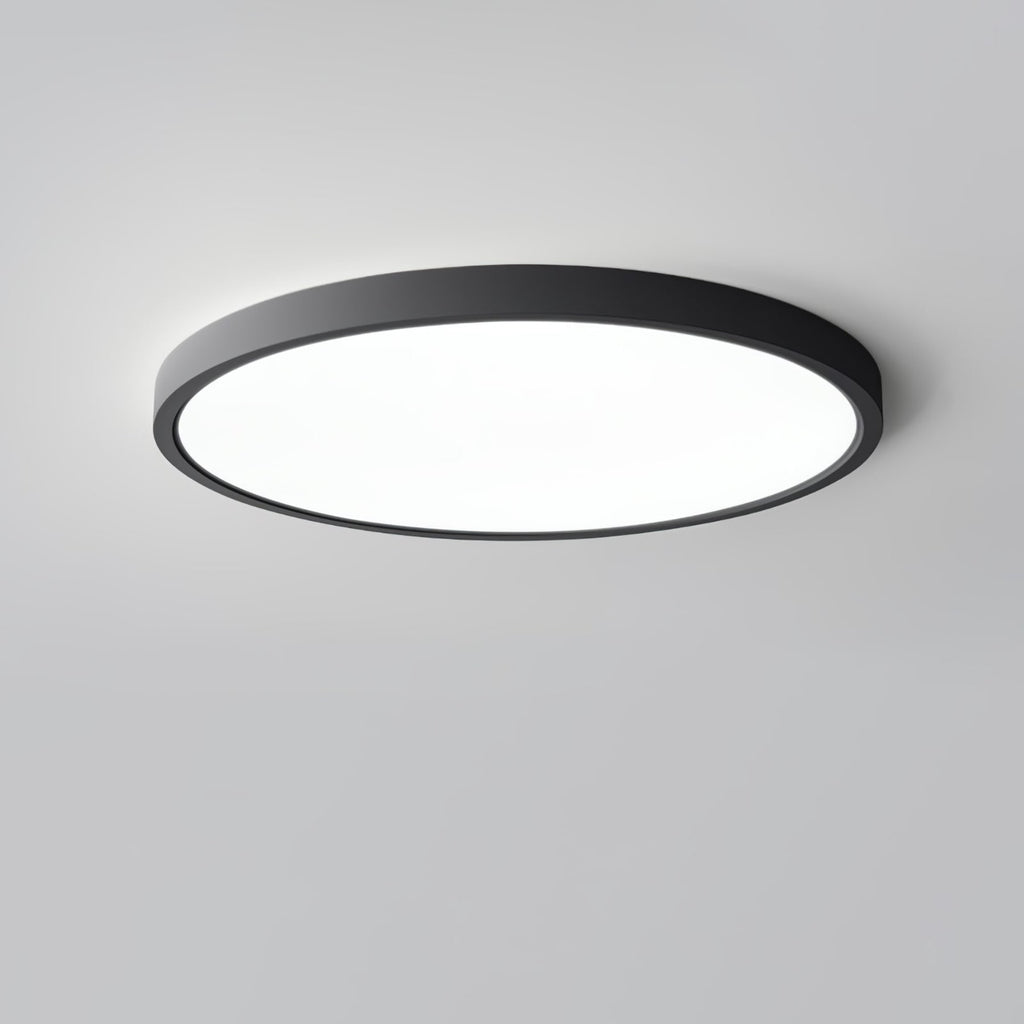 Minimalist Iron Flush Mount Ceiling Light With Slim Low-Profile Design — Ashbury Home & Living