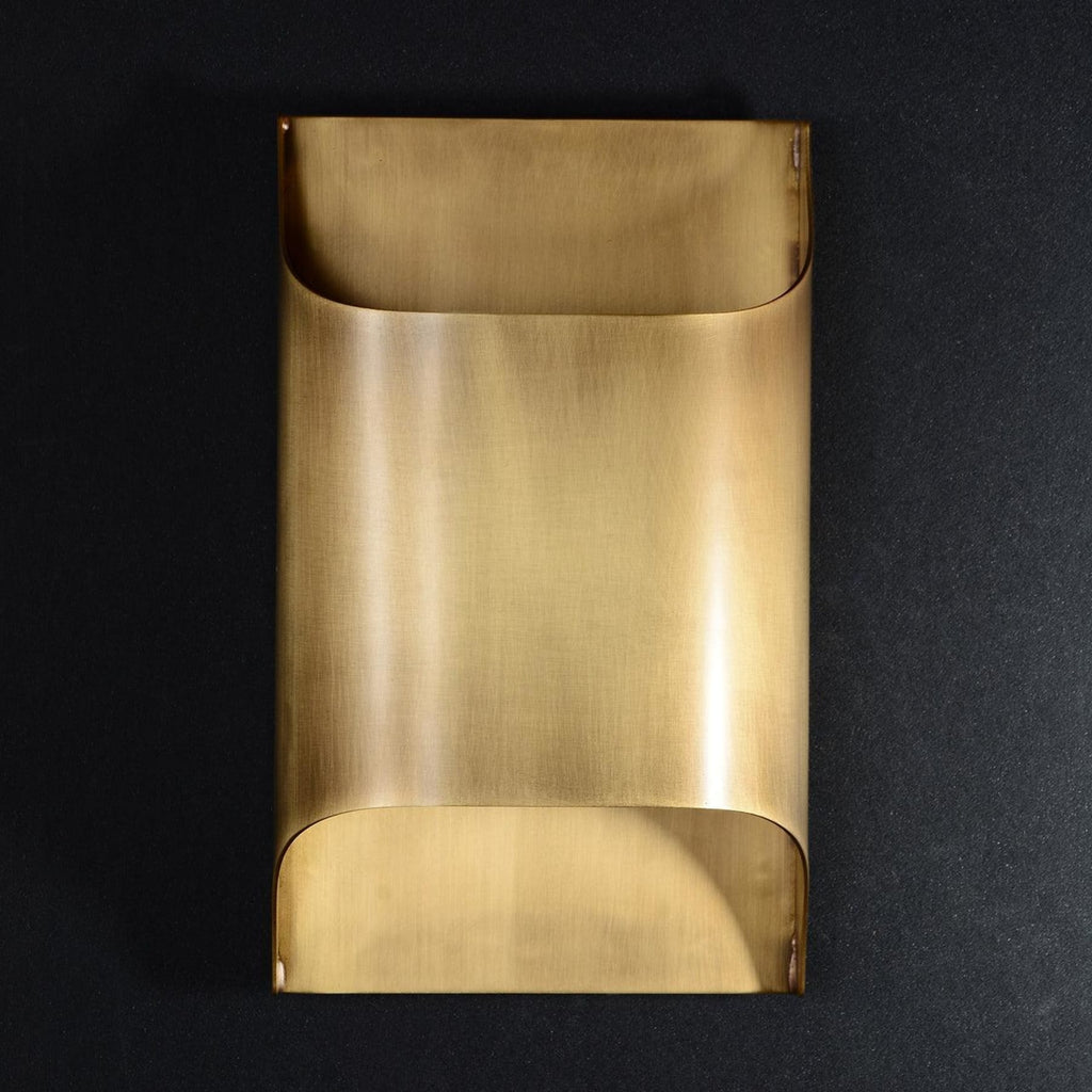 Modern Brass Wall Light With Warm LED Glow for Living Room — Ashbury Home & Living