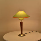 Modern Wood Table Lamp With Fabric Shade for Living Room — Ashbury Home & Living