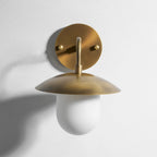 Contemporary Brass Wall Light for Living Room and Bedroom — Ashbury Home & Living