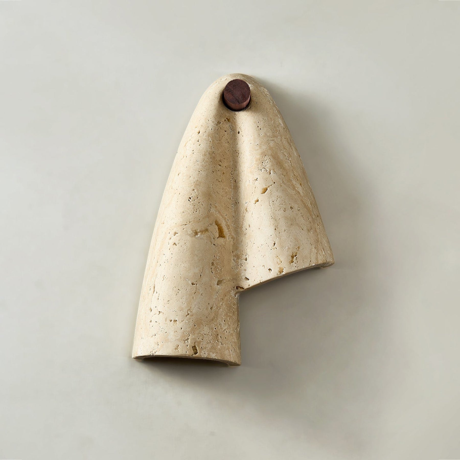 Modern Travertine Wall Light With Warm LED Glow — Ashbury Home & Living