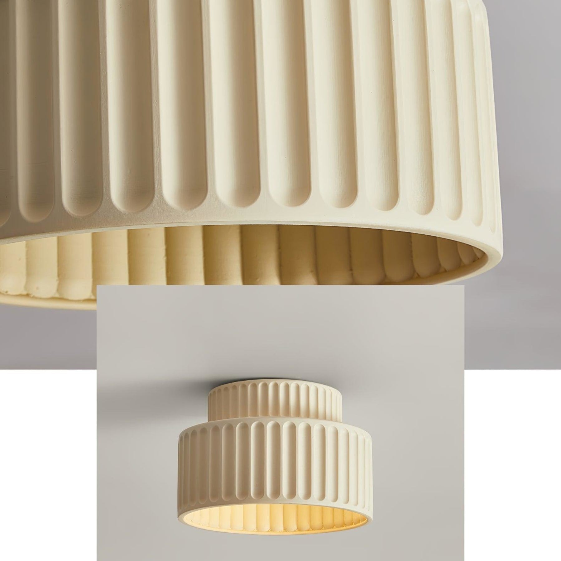 Modern Semi-Flush Ceiling Light for Living Room and Bedroom — Ashbury Home & Living