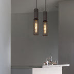 Industrial Concrete Pendant Light With Warm LED Glow — Ashbury Home & Living