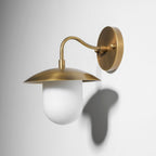 Contemporary Brass Wall Light for Living Room and Bedroom — Ashbury Home & Living