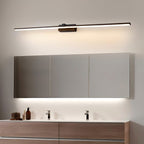 Modern Iron Linear Wall Light With Integrated LED for Hallway — Ashbury Home & Living
