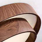 Scandinavian Wood Flush Mount Ceiling Light for Living Room — Ashbury Home & Living