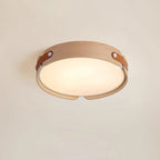 Scandinavian Wood Flush Mount Ceiling Light With Slim Low-Profile Design — Ashbury Home & Living