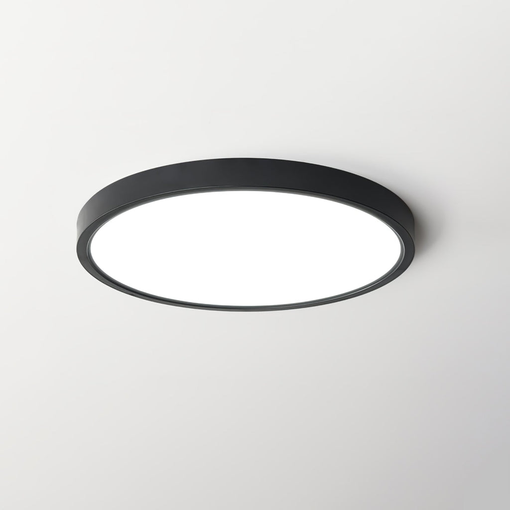 Minimalist Iron Flush Mount Ceiling Light With Slim Low-Profile Design — Ashbury Home & Living
