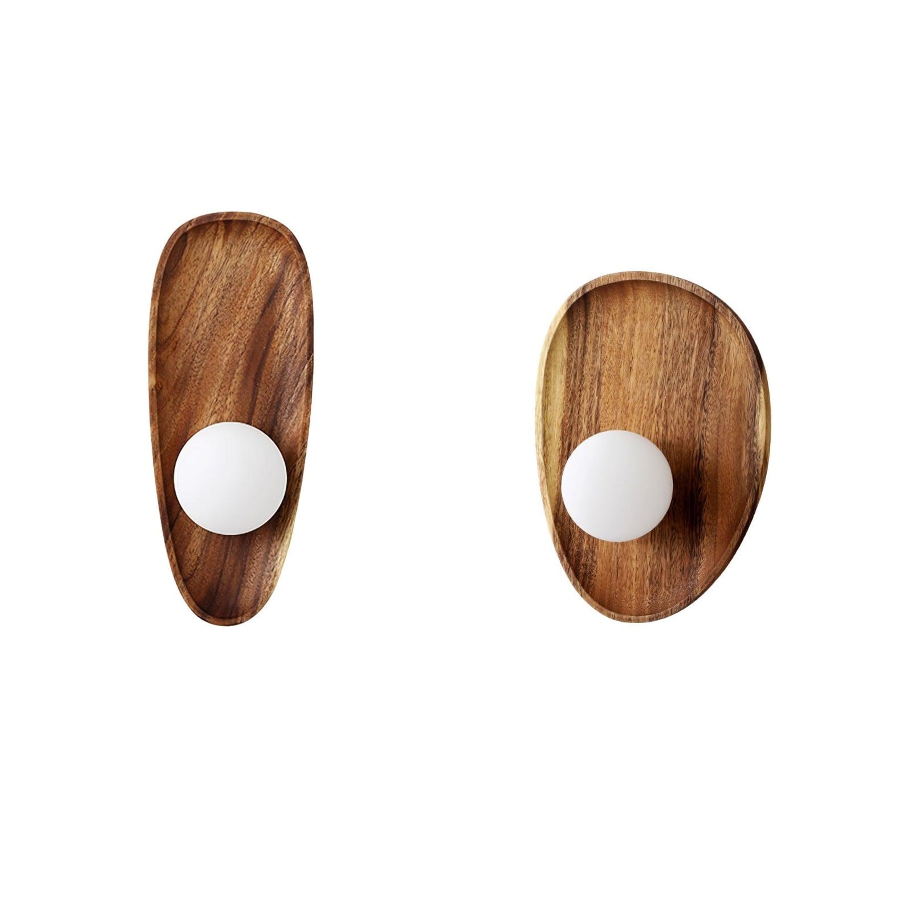 Modern Wood and Glass Wall Light for Living Room — Ashbury Home & Living