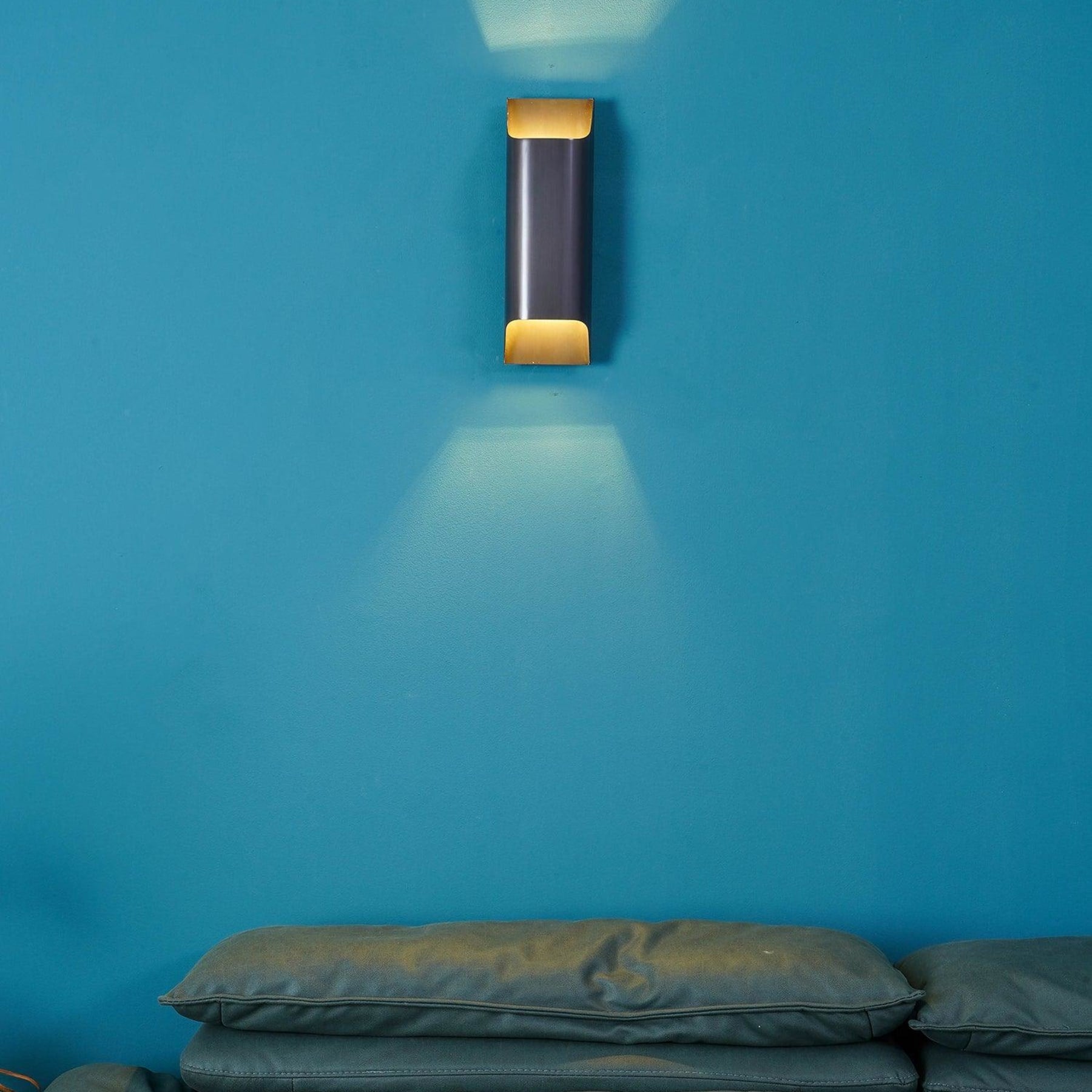 Modern Brass Wall Light With Warm LED Glow for Living Room — Ashbury Home & Living