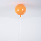 Modern Flush Mount Ceiling Light for Living Room and Bedroom in Orange — Ashbury Home & Living