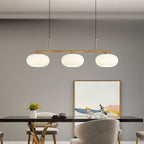 Modern Glass Pendant Light With Tri-Colour LED Glow — Ashbury Home & Living