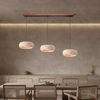 Modern Travertine Stone Pendant Light With Dimmable Remote Control — Ashbury Home & Living