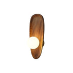 Modern Wood and Glass Wall Light for Living Room — Ashbury Home & Living