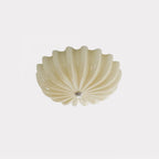 Vintage Glass Flush Mount Ceiling Light for Living Room in Beige — Ashbury Home & Living