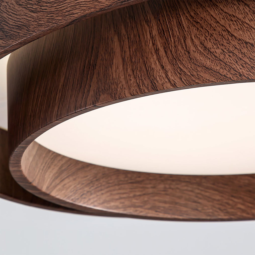 Scandinavian Wood Flush Mount Ceiling Light for Living Room — Ashbury Home & Living