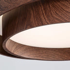 Scandinavian Wood Flush Mount Ceiling Light for Living Room — Ashbury Home & Living