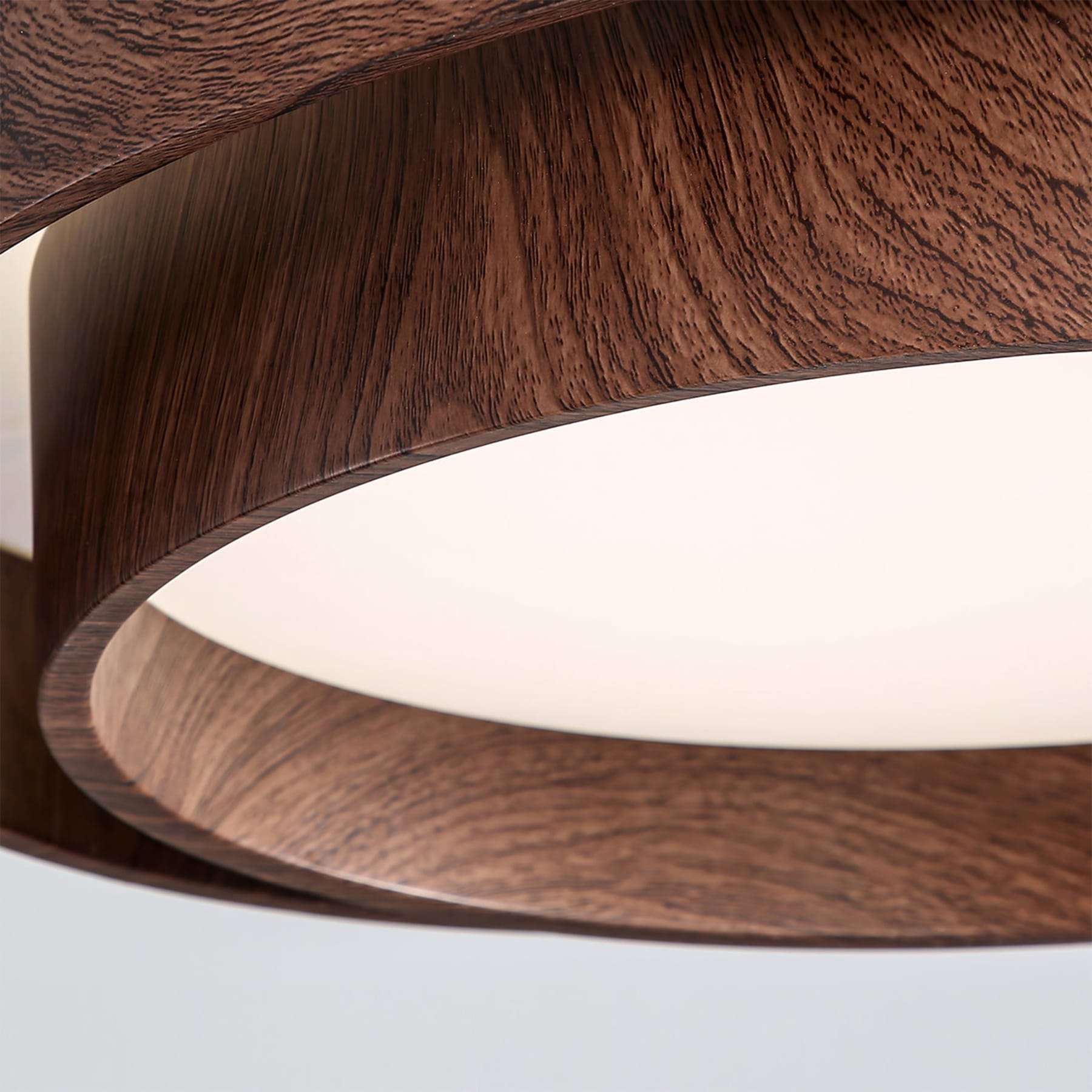 Scandinavian Wood Flush Mount Ceiling Light for Living Room — Ashbury Home & Living