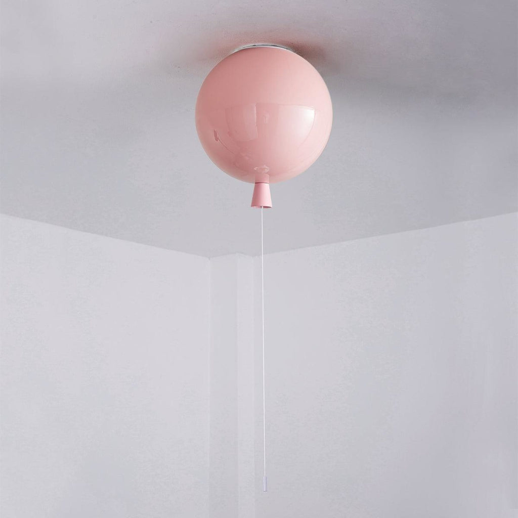 Modern Flush Mount Ceiling Light for Living Room and Bedroom in Pink — Ashbury Home & Living