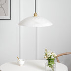 Modern Marble and Copper Pendant Light for Dining Room — Ashbury Home & Living