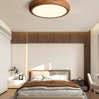 Scandinavian Wood Flush Mount Ceiling Light for Living Room — Ashbury Home & Living