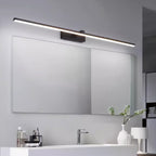 Modern Iron Linear Wall Light With Integrated LED for Hallway — Ashbury Home & Living