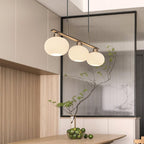 Modern Glass Pendant Light With Tri-Colour LED Glow — Ashbury Home & Living